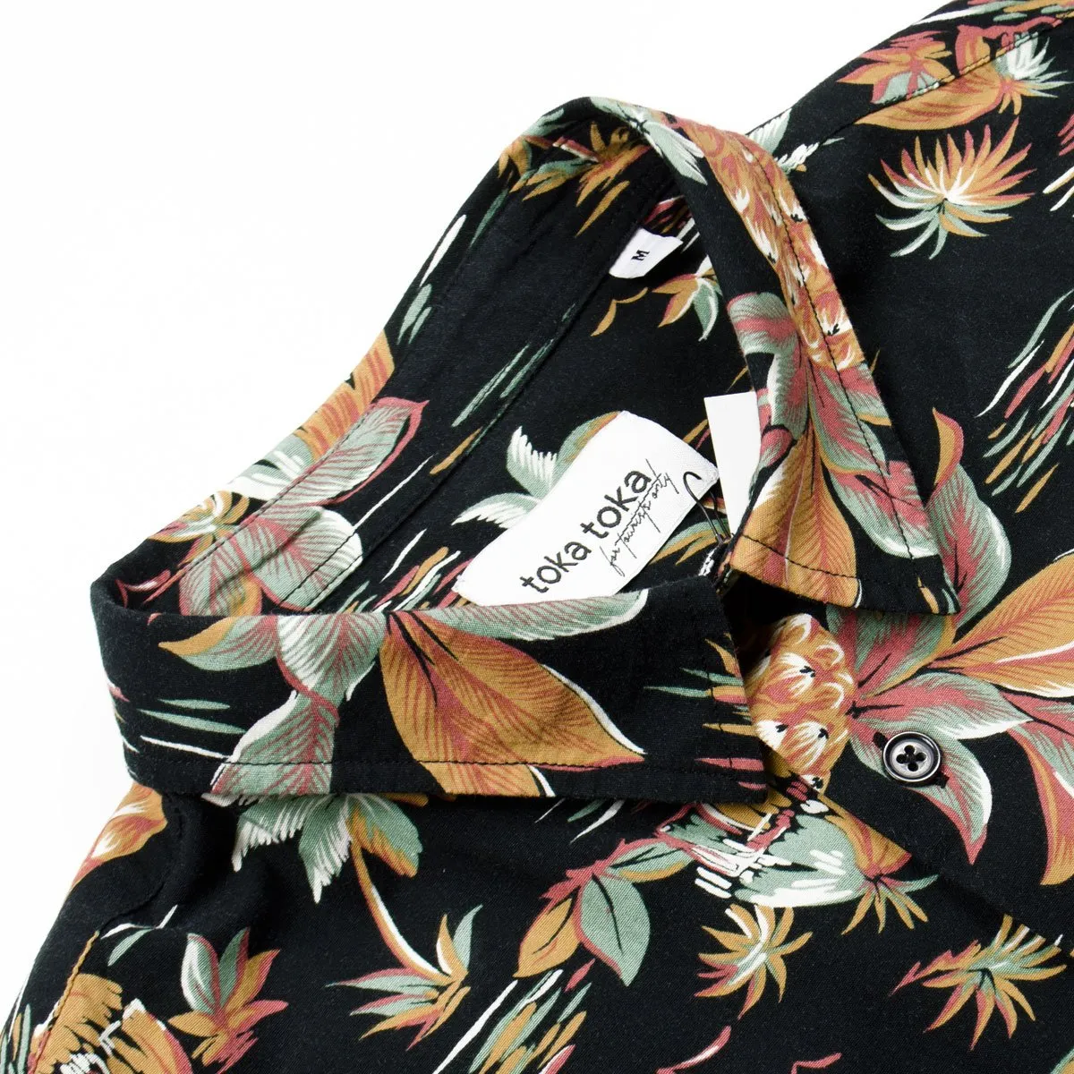 Toka Toka - Prado Short Sleeve Shirt - Palm Tree Print