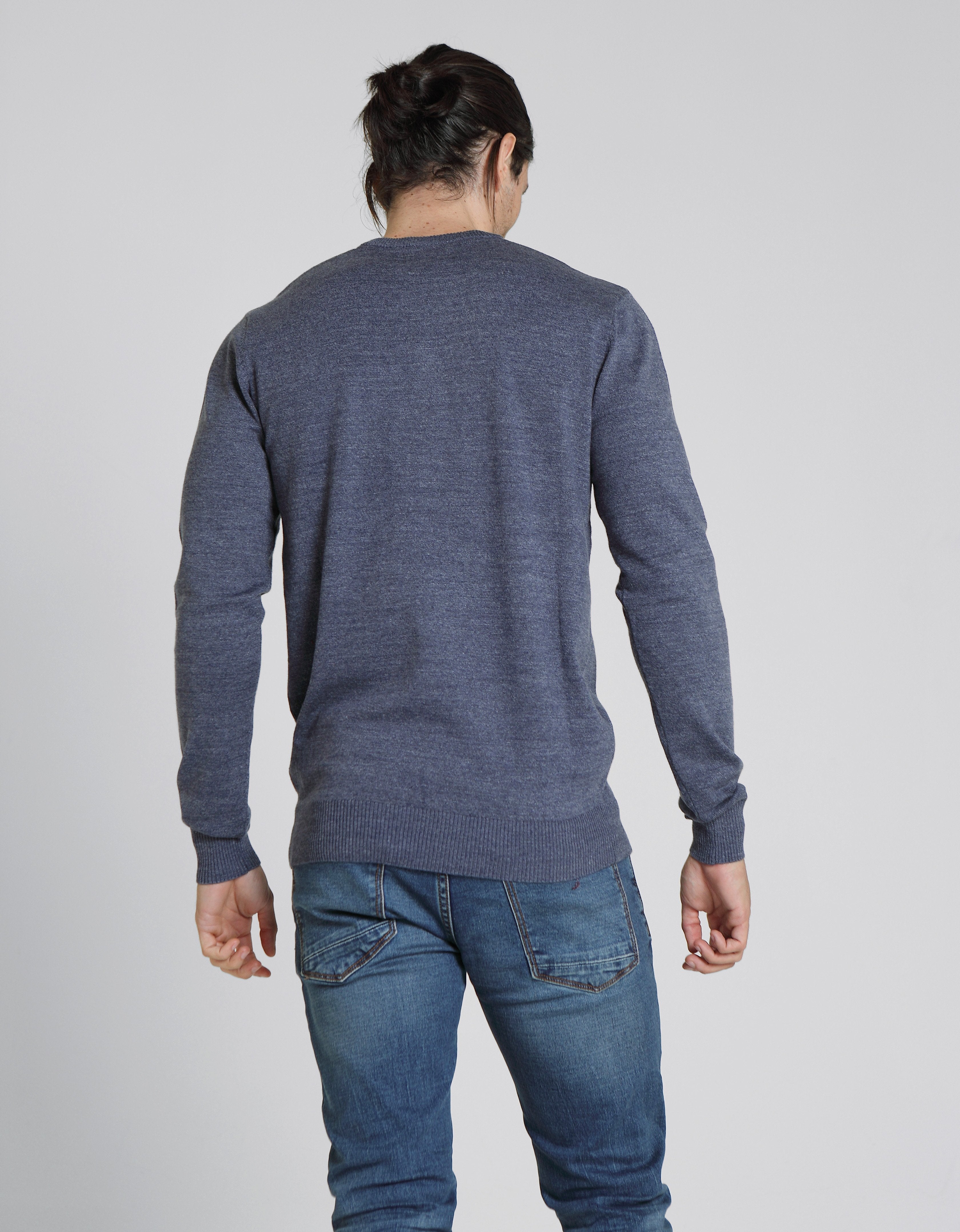 Tom V Neck Denim