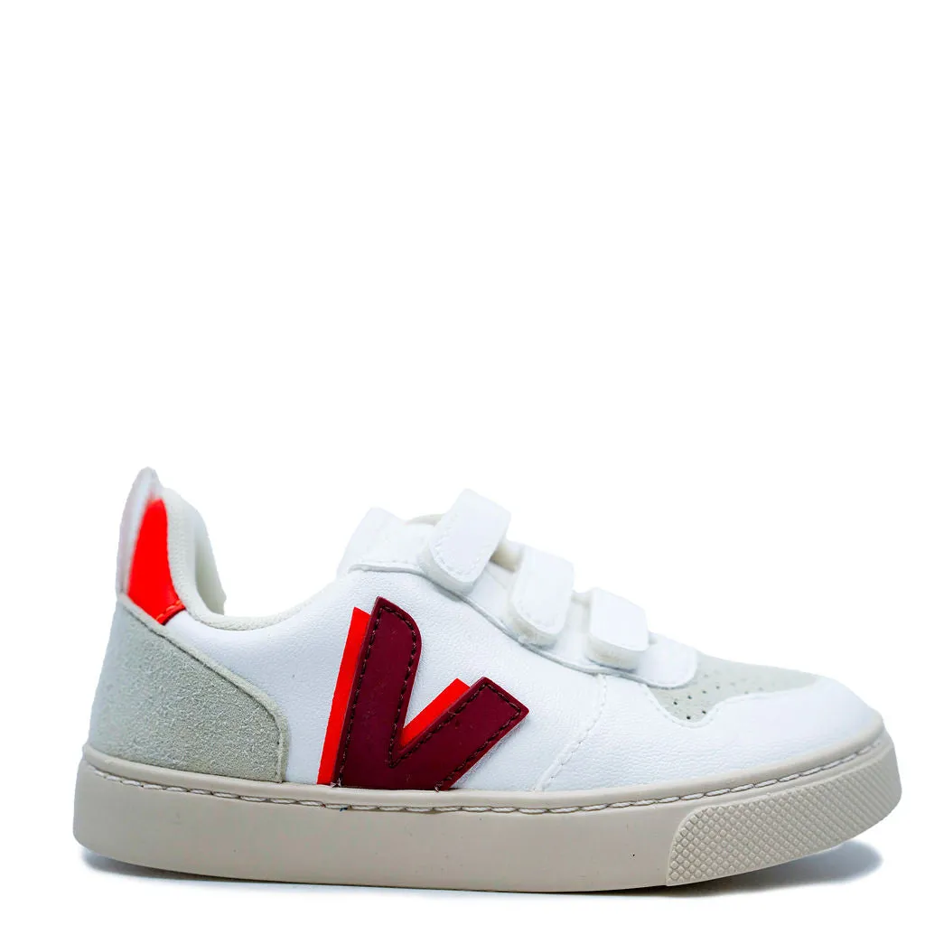 Veja Marsala Orange Fluo Velcro Sneaker