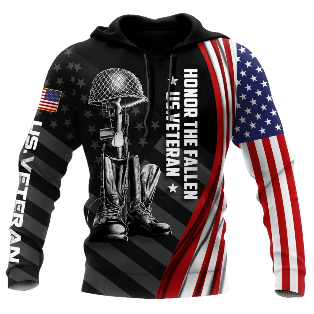 Veteran Military Army Suit Soldier Camo Hoodie