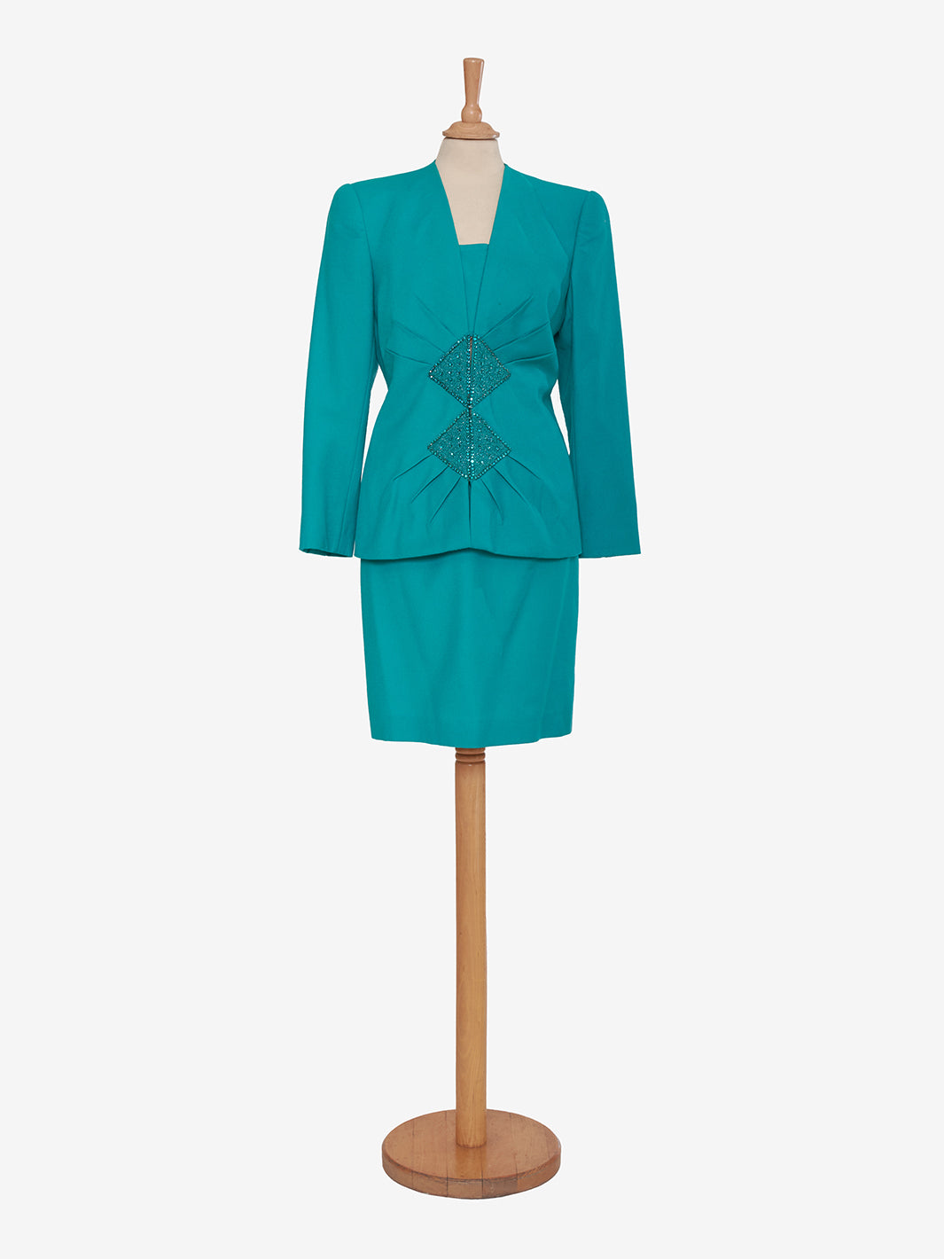 Vintage Green Wool Suit