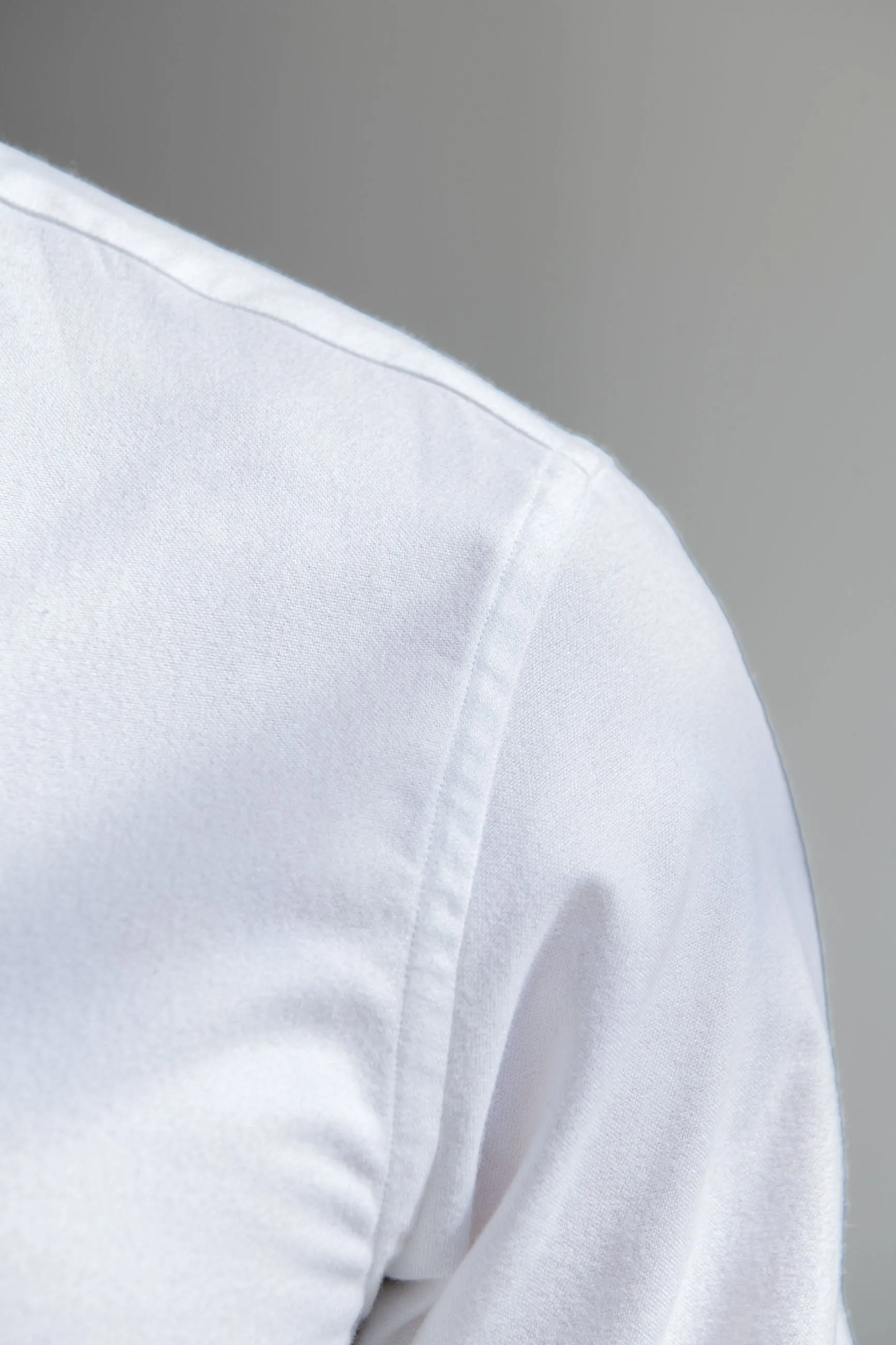 White soft oxford button down shirt - Made In Italy