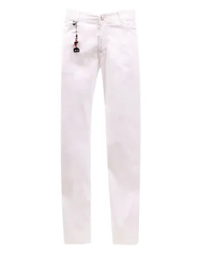 White Stretch 5 Pocket Pant