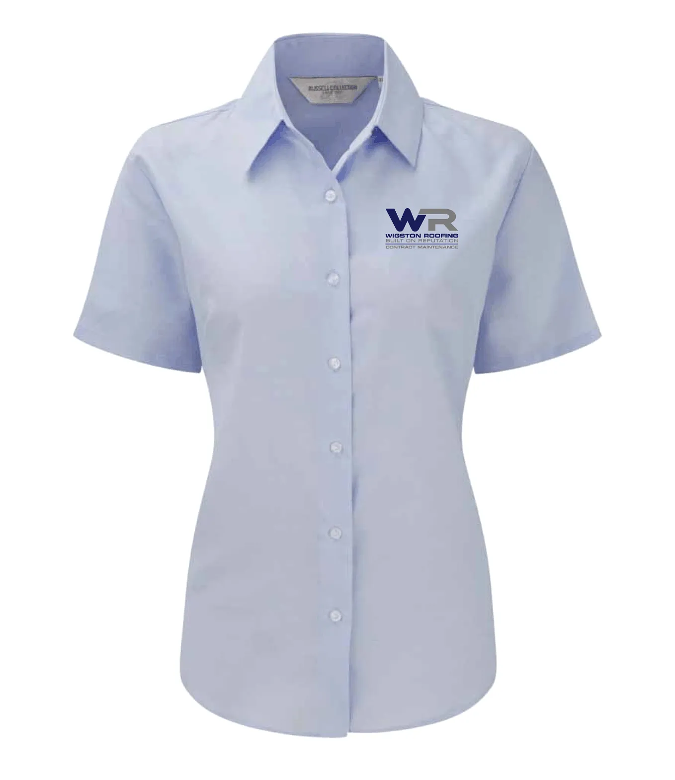 Wigston Roofing - Ladies Short Sleeve Shirt (R933F)