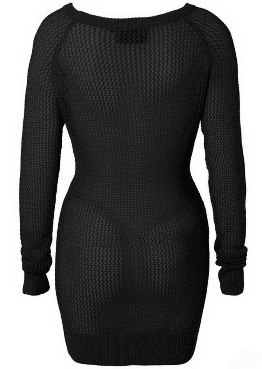 Women's sweater Fishnet in crochet net